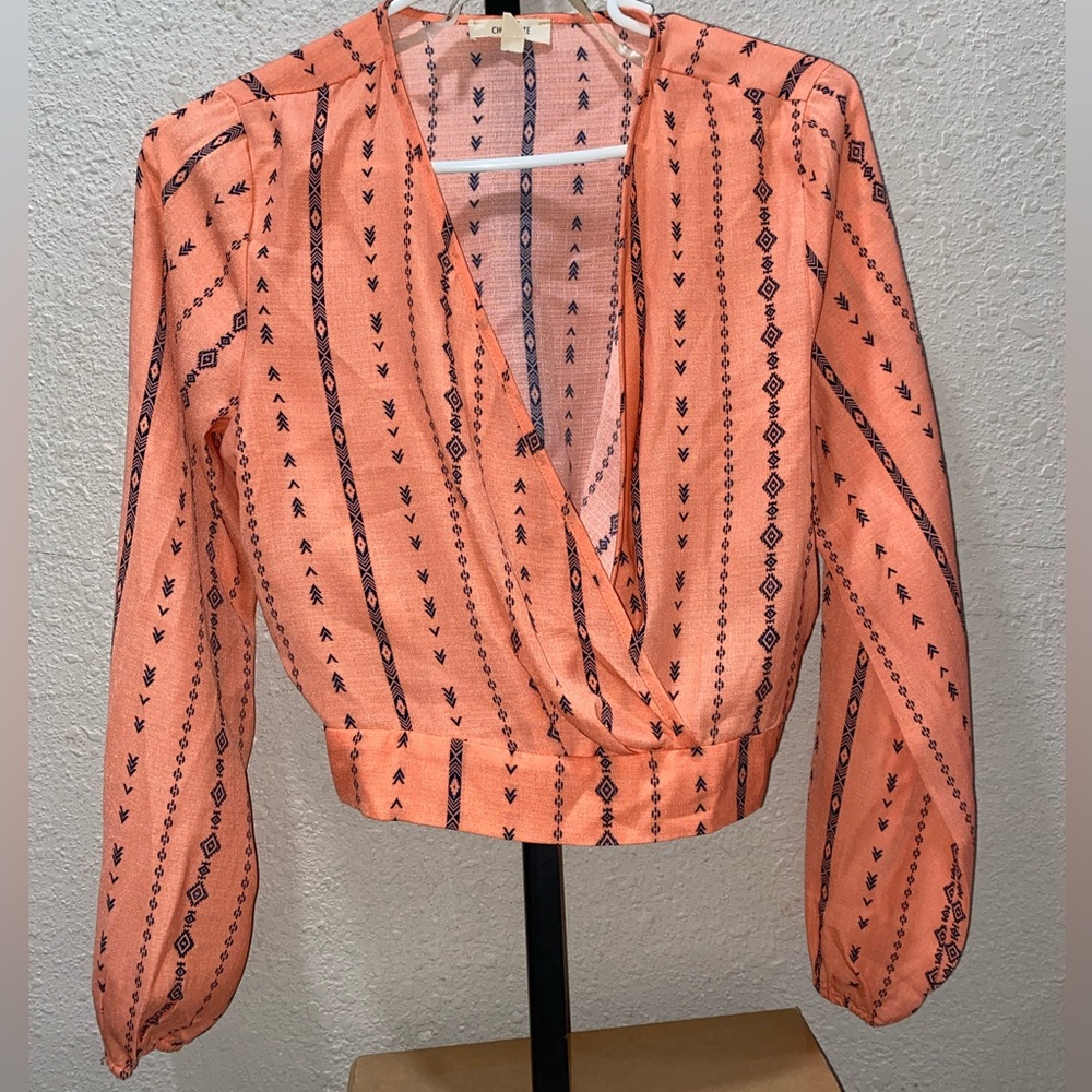 Long sleeve Crop Top